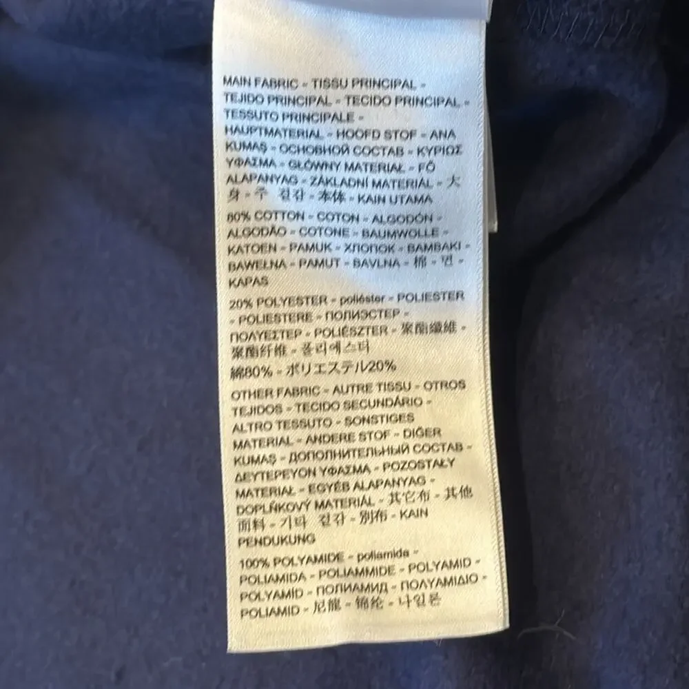 NWT Levi's Men's Utility Hoodie Sweatshirt Navy Green Size XL